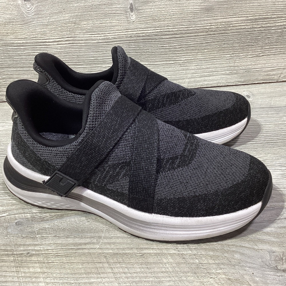 Orthofeet Kita Sneakers Womens 10 B Black Hands-Free Slip-On Walking Shoes 80053